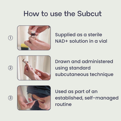 NAD+ 4u تحت الجلد