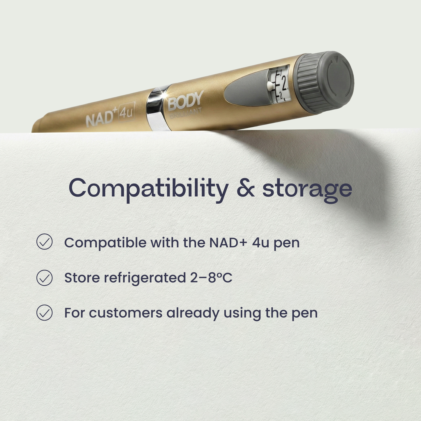 إعادة تزويد قلم NAD+ 4u